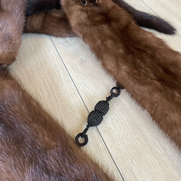 Vintage Mink Whole Body Pelt Collar Scarf - Picture 2 of 2